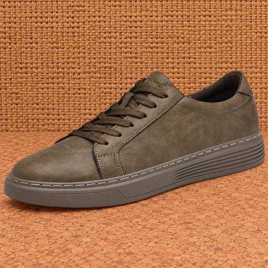 Low-Top Panel Sneakers