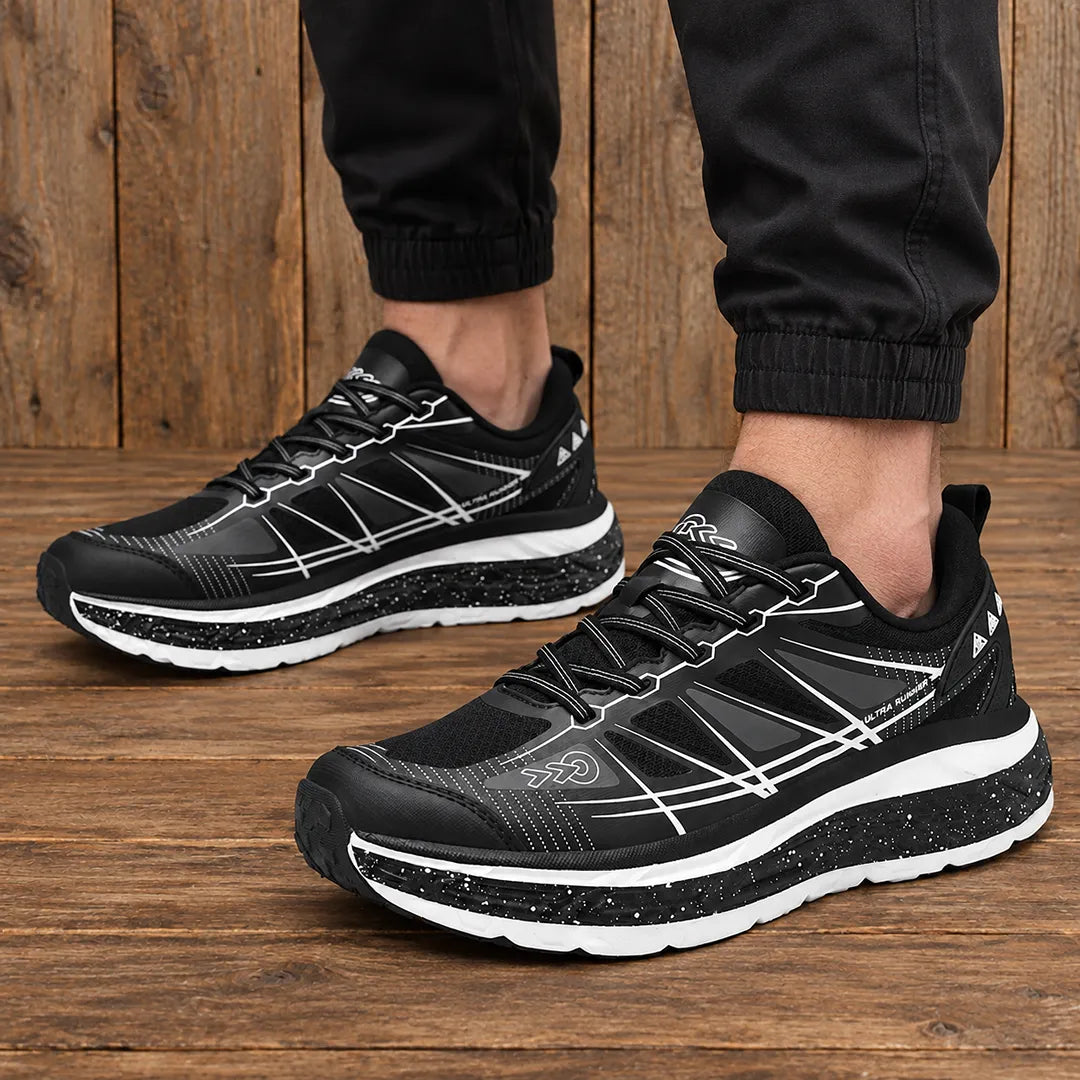Mesh Lace-Up Sneakers
