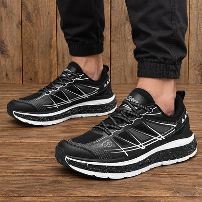 Mesh Lace-Up Sneakers