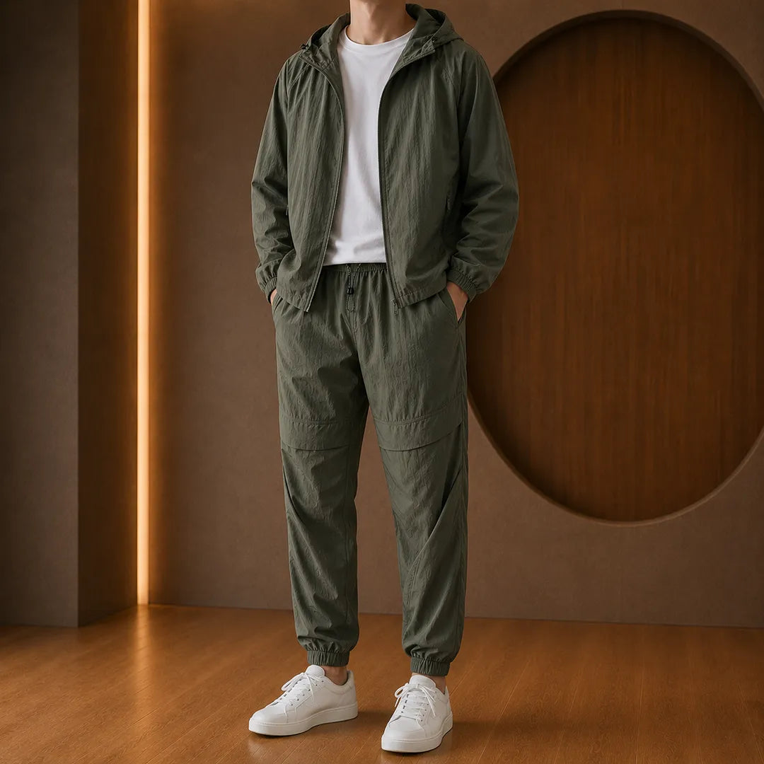 Modern Hooded Track Set