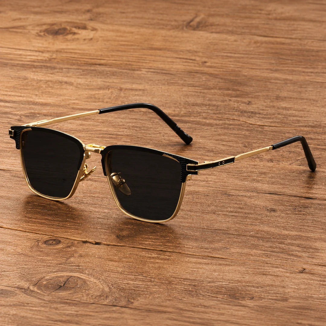 Modern Semi Rimless Sunglasses