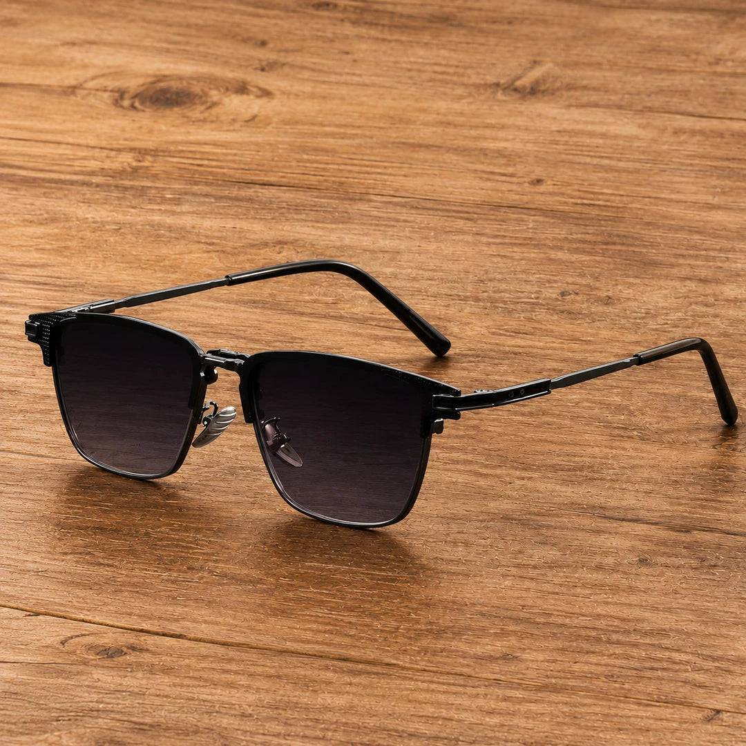 Modern Semi Rimless Sunglasses