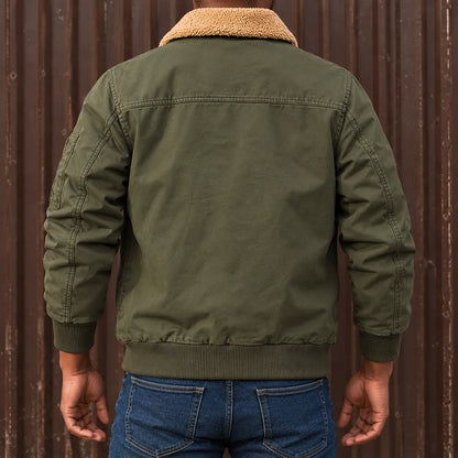 Modern Sherpa Bomber Jacket