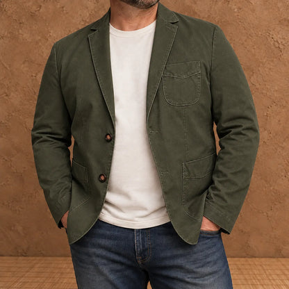 Modern Tailored Pocket Blazer
