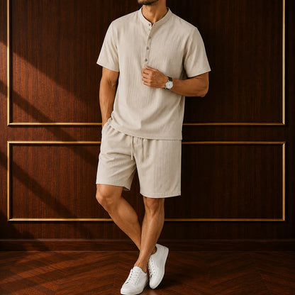 Modern Textured Two-Piece Set