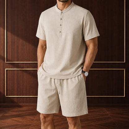 Modern Textured Two-Piece Set