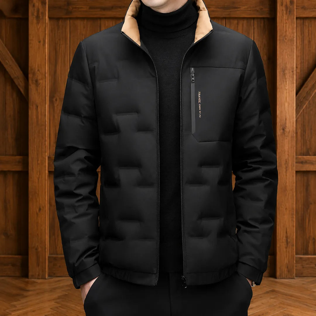 Quilted Down Puffer Jacket