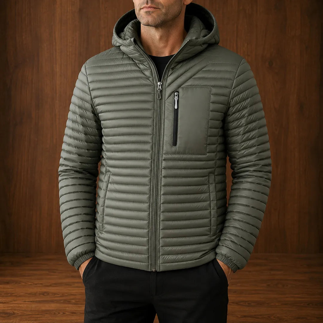 Quilted Hooded Jacket