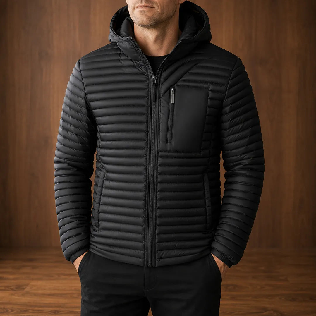 Quilted Hooded Jacket