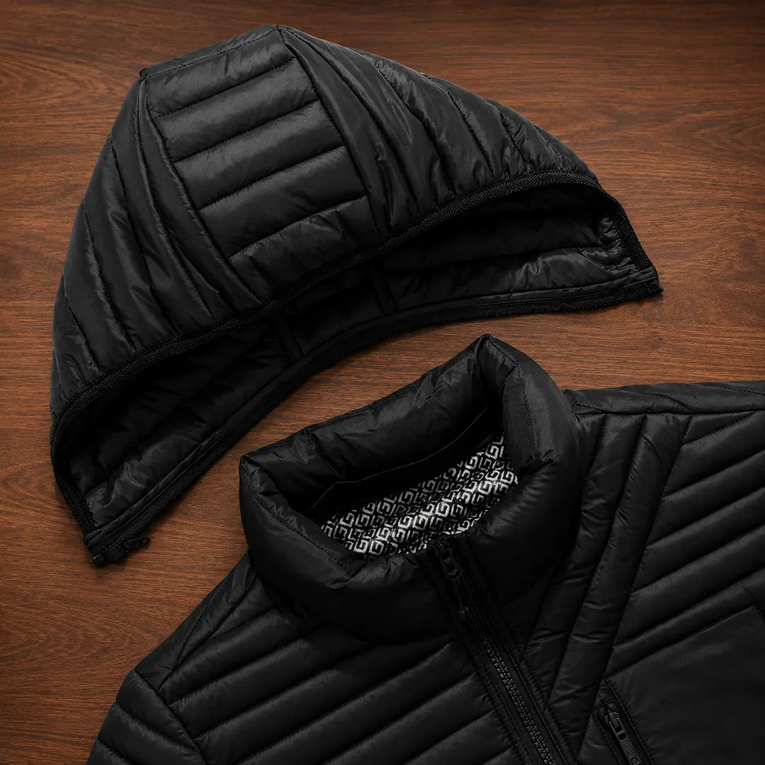 Quilted Hooded Jacket