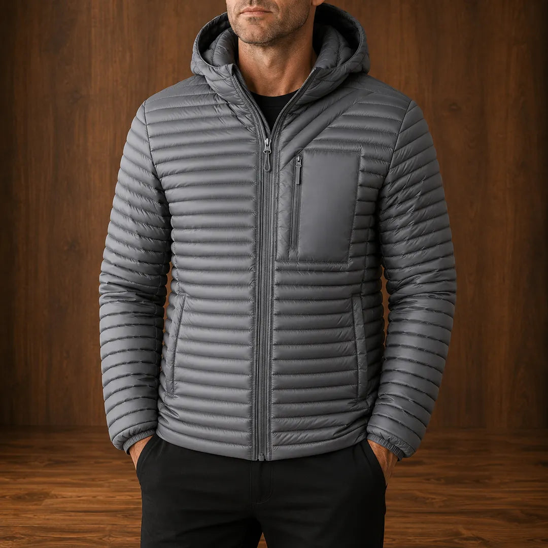 Quilted Hooded Jacket