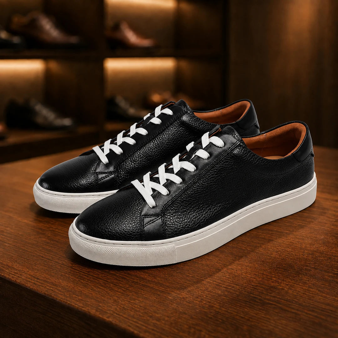 Refined Leather Sneakers