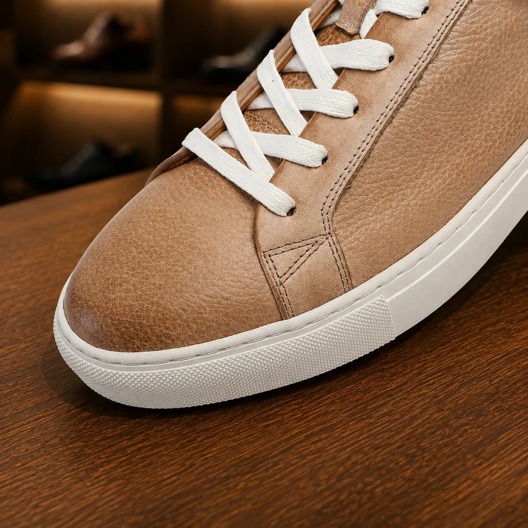 Refined Leather Sneakers