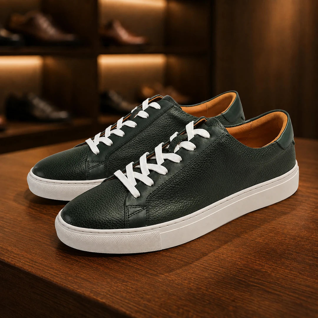 Refined Leather Sneakers