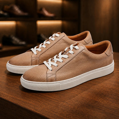 Refined Leather Sneakers