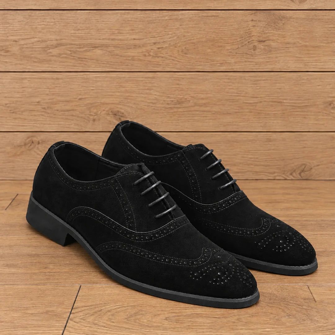 Refined Wingtip Lace-Up Shoes