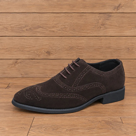 Refined Wingtip Lace-Up Shoes