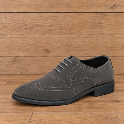 Refined Wingtip Lace-Up Shoes