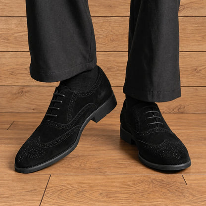 Refined Wingtip Lace-Up Shoes