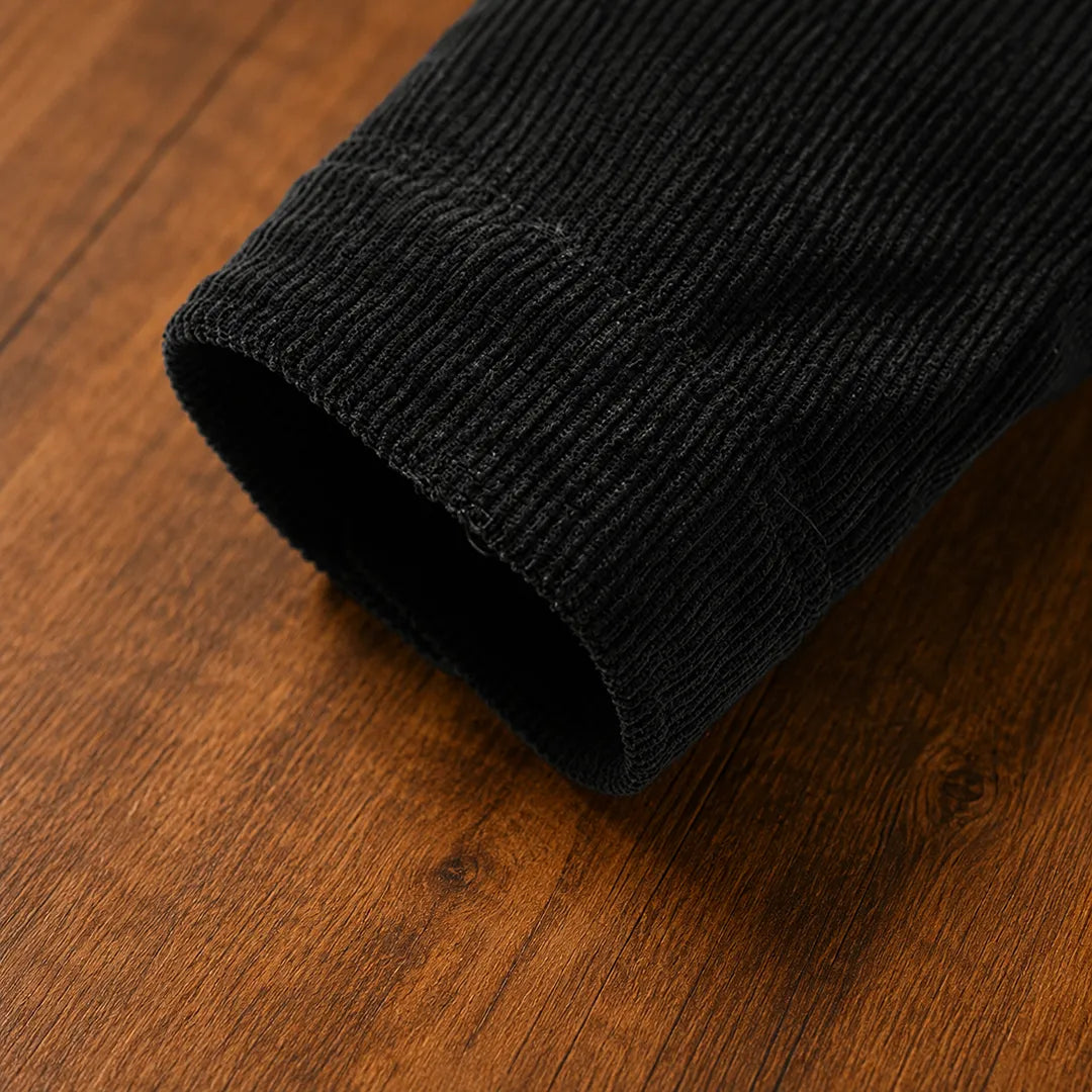 Sherpa-Collar Corduroy Jacket