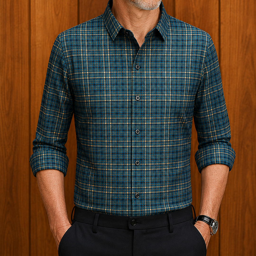 Modern Plaid Shirt