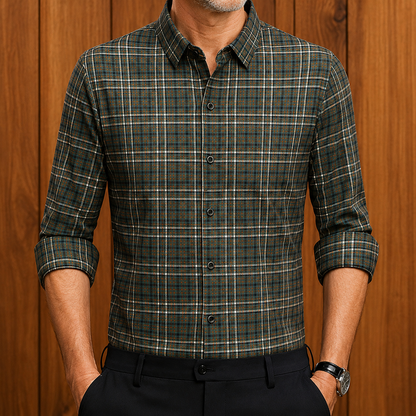 Modern Plaid Shirt