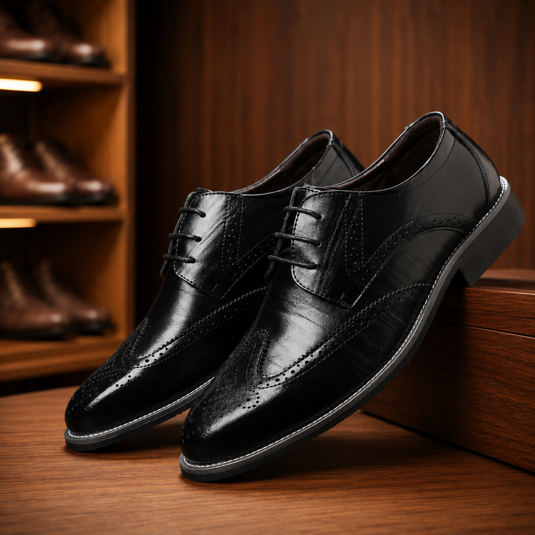 Classic Wingtip Brogue Shoes