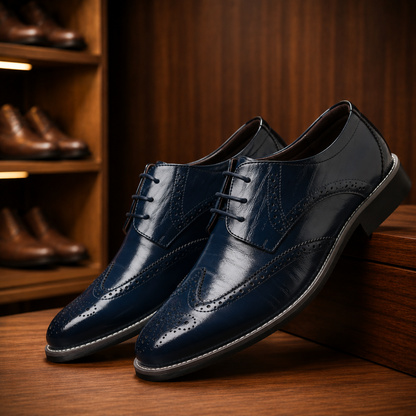 Classic Wingtip Brogue Shoes