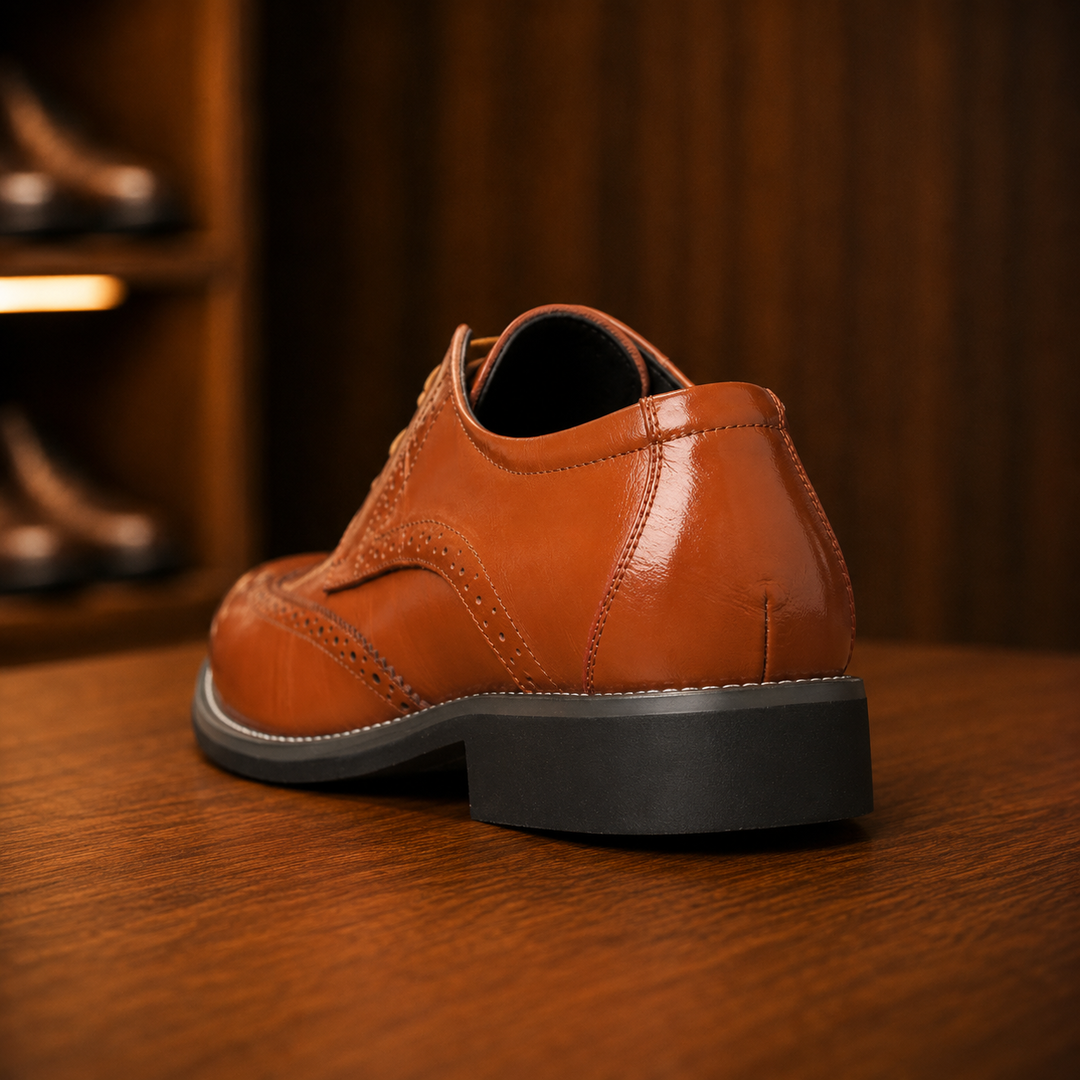 Classic Wingtip Brogue Shoes