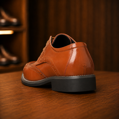 Classic Wingtip Brogue Shoes