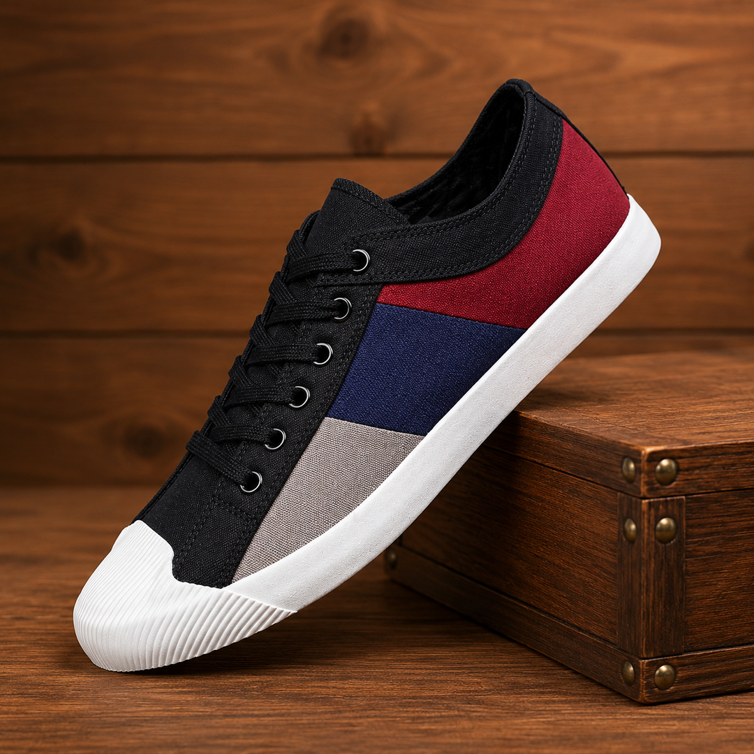 Low-Top Canvas Sneakers