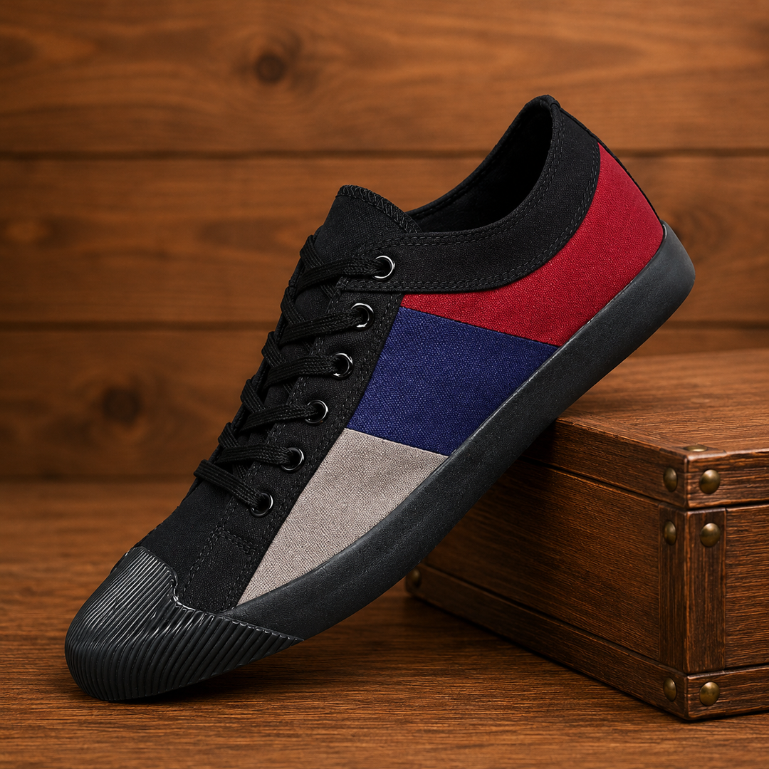 Low-Top Canvas Sneakers