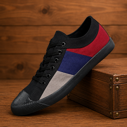 Low-Top Canvas Sneakers