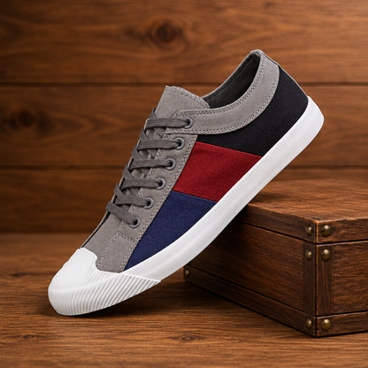 Low-Top Canvas Sneakers