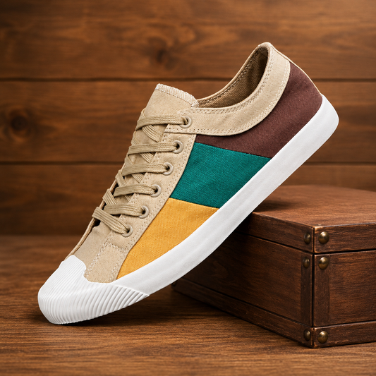 Low-Top Canvas Sneakers