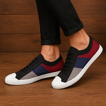 Low-Top Canvas Sneakers