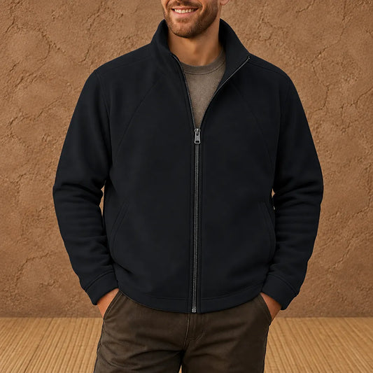 Stand Collar Zip Jacket