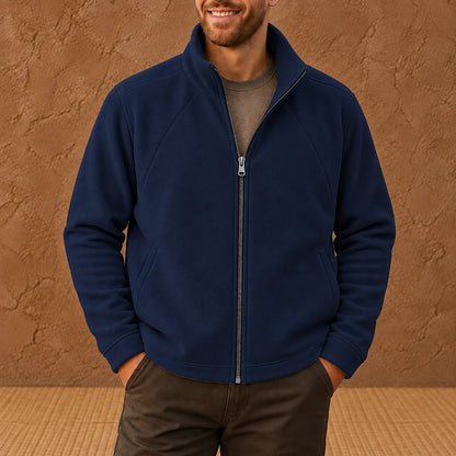 Stand Collar Zip Jacket