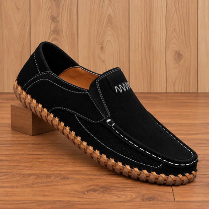 Stitched Moc Toe Loafers