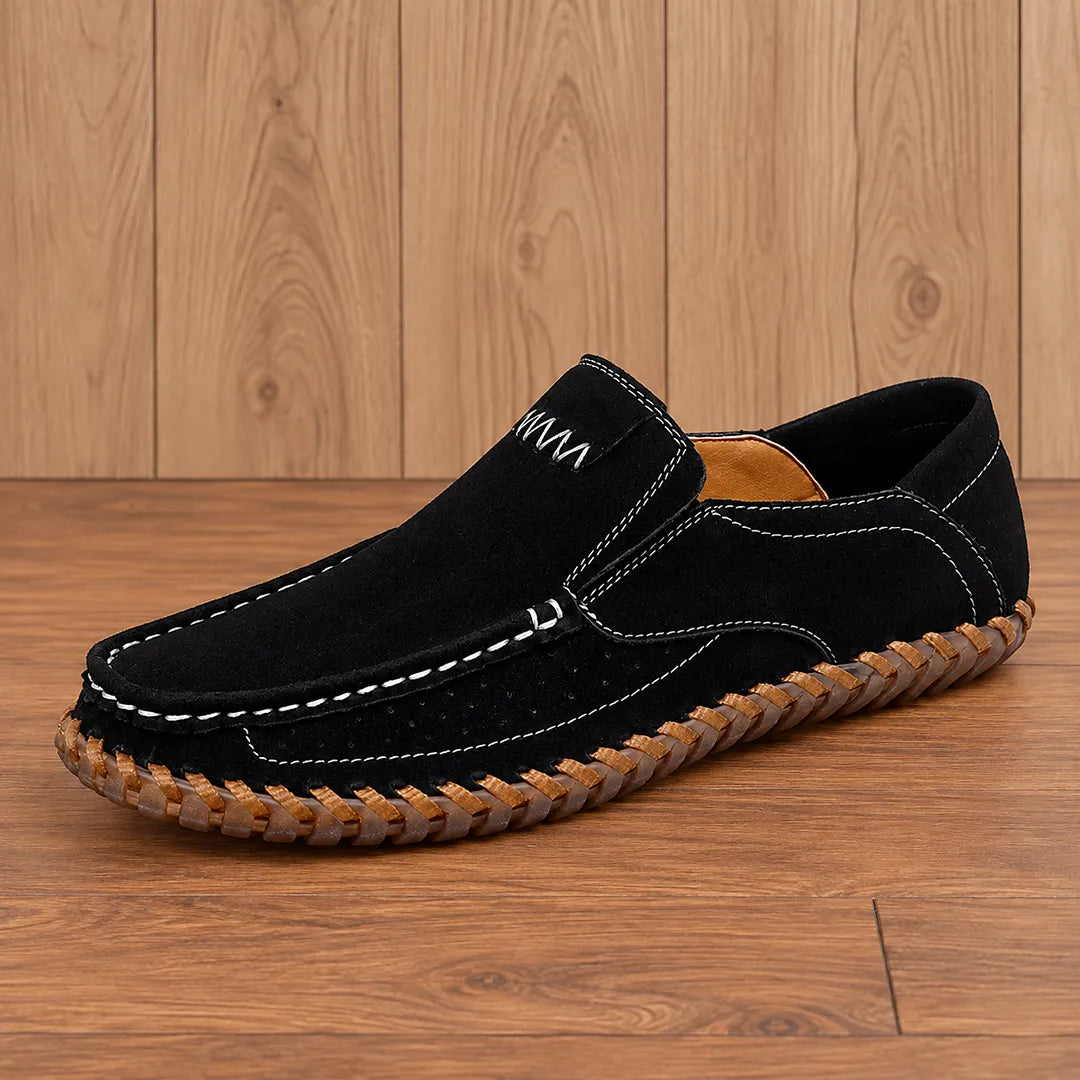 Stitched Moc Toe Loafers