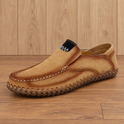 Stitched Moc Toe Loafers