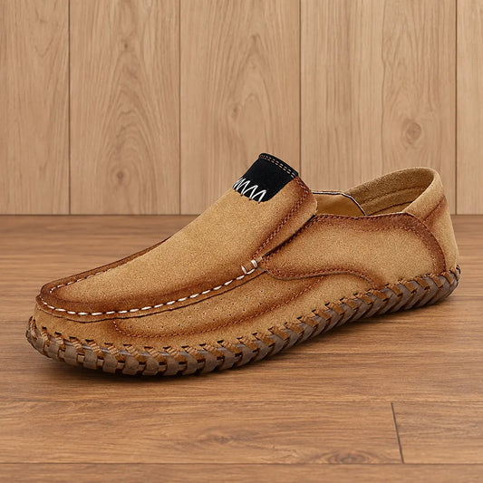 Stitched Moc Toe Loafers