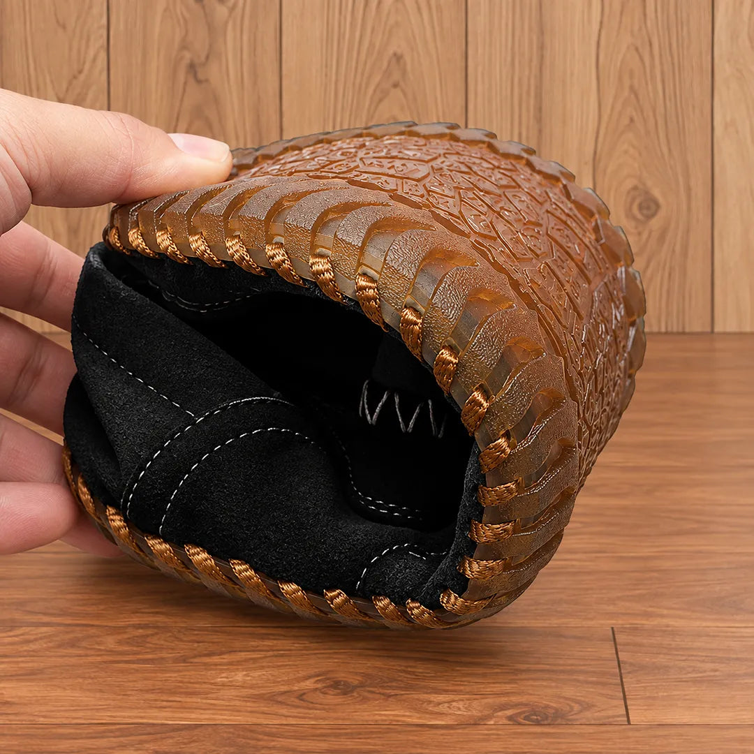 Stitched Moc Toe Loafers
