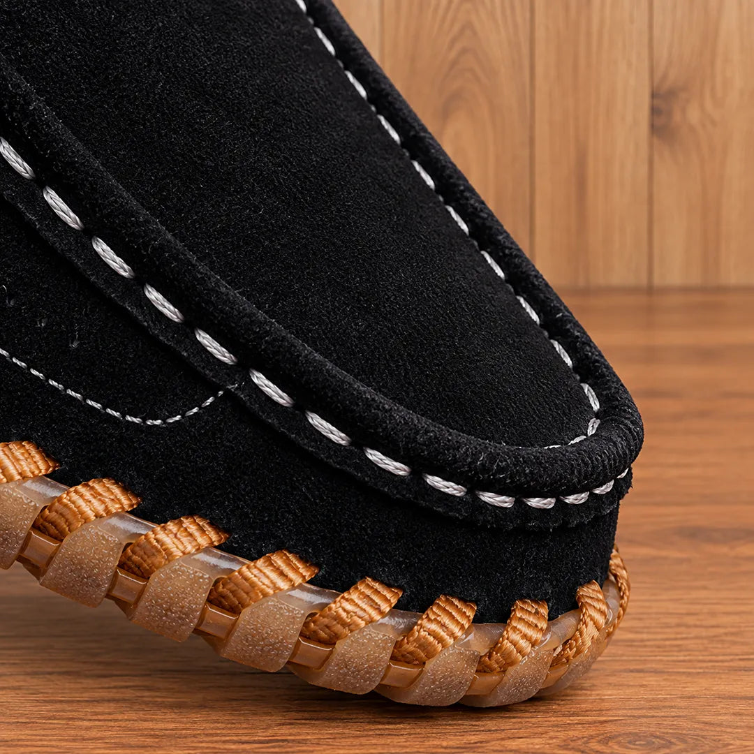 Stitched Moc Toe Loafers