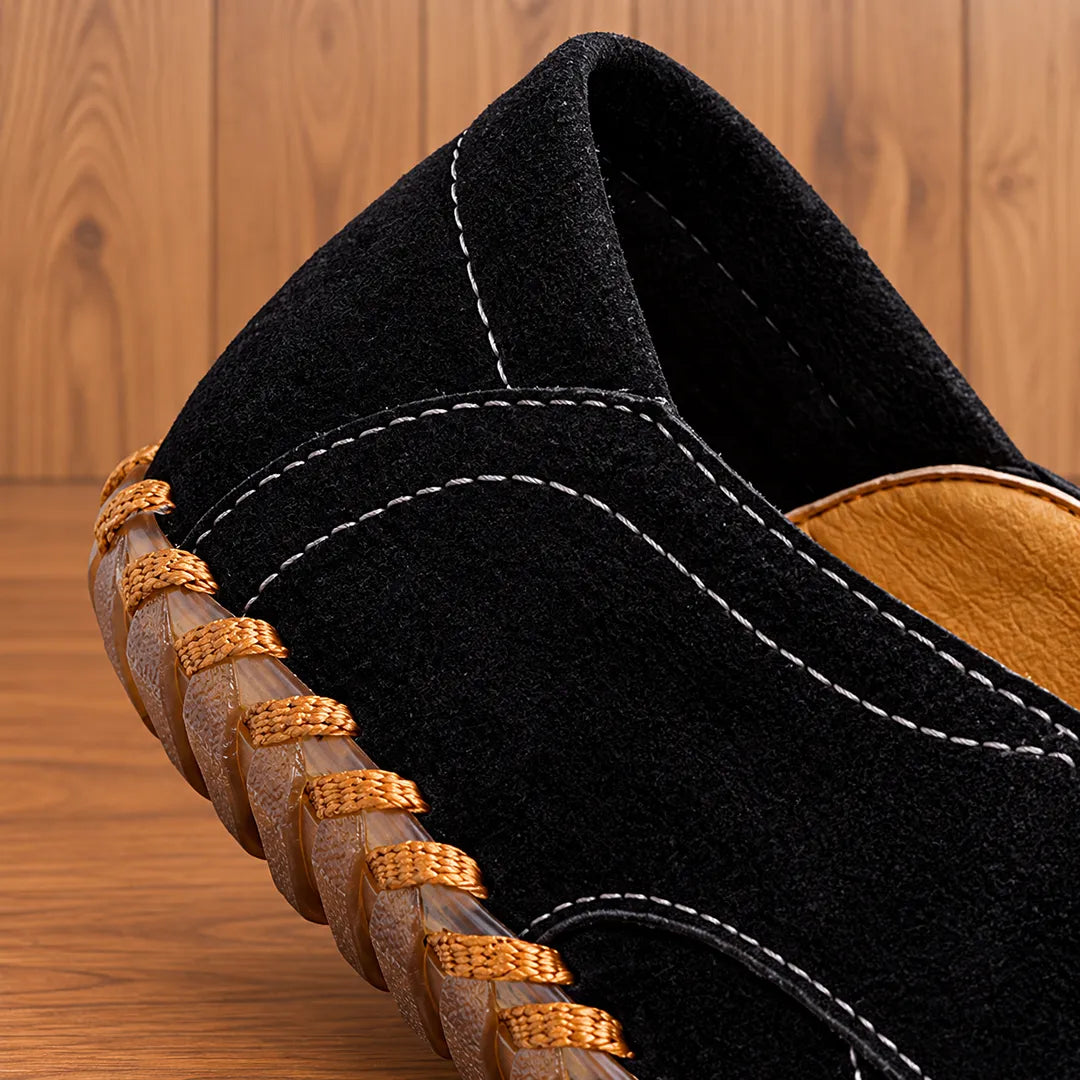 Stitched Moc Toe Loafers