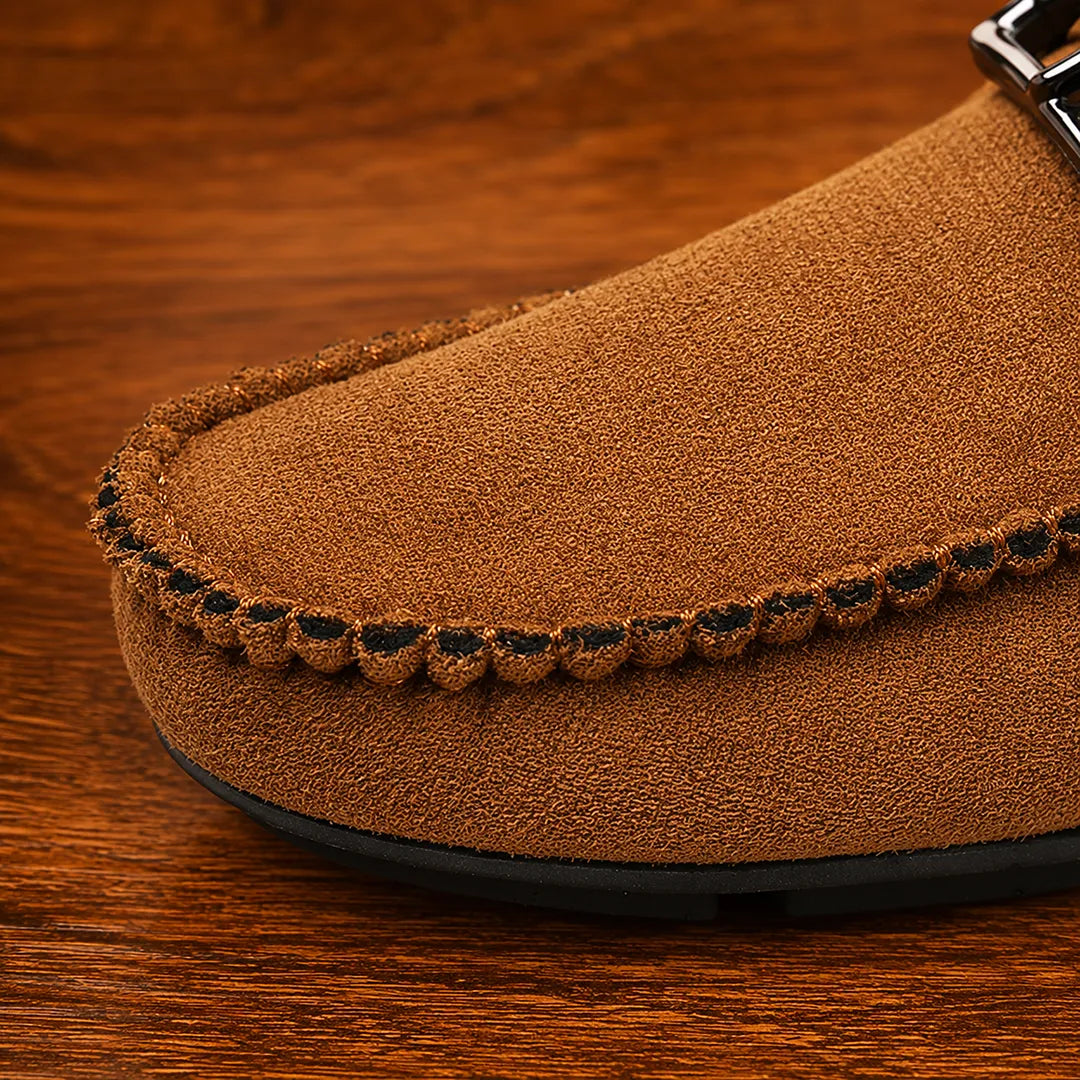 Suede Bit Loafers