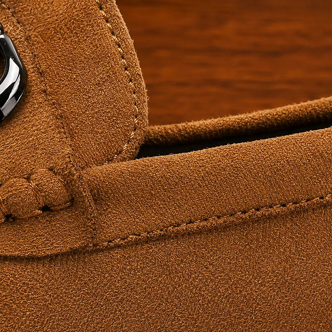 Suede Bit Loafers