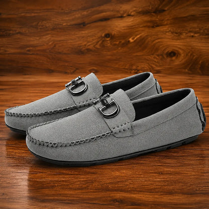 Suede Bit Loafers