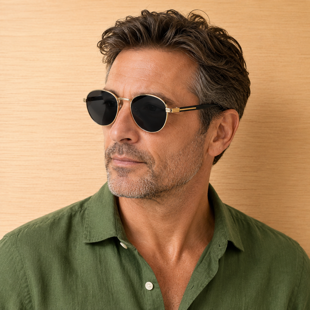 Gradient Oval Sunglasses