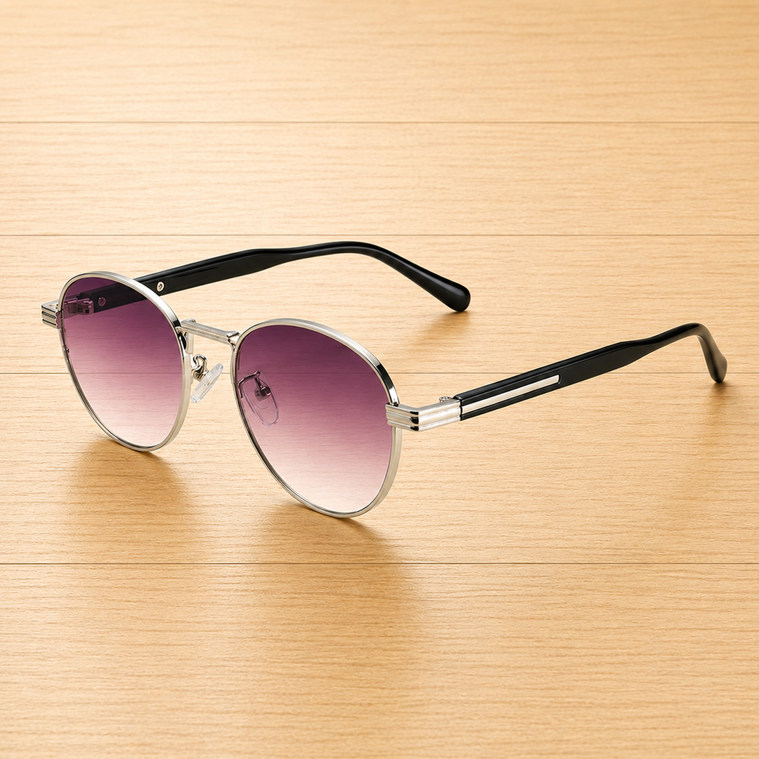 Gradient Oval Sunglasses